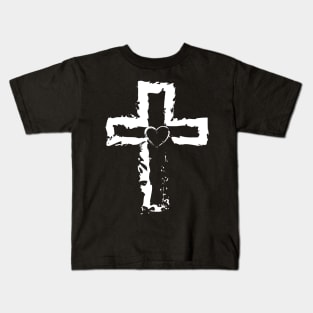 Heart for Jesus-Christian Cross - Faith Hope Love - Christianity Kids T-Shirt